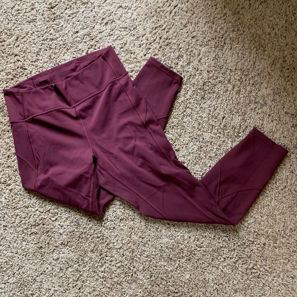 Lululemon maroon Legging